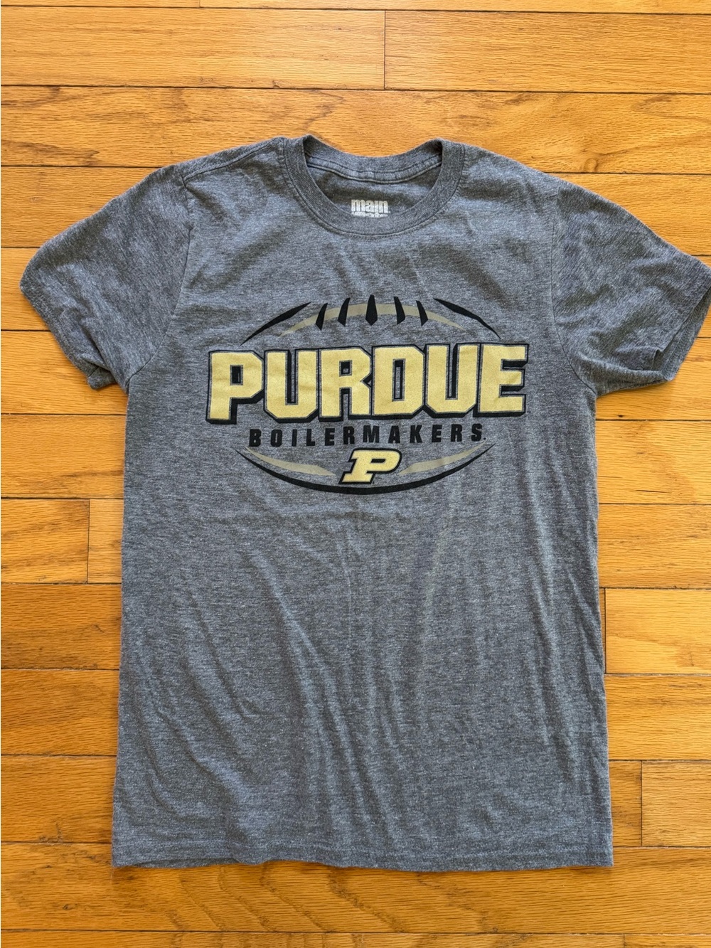 Purdue Boilermakers Gray Logo T-Shirt